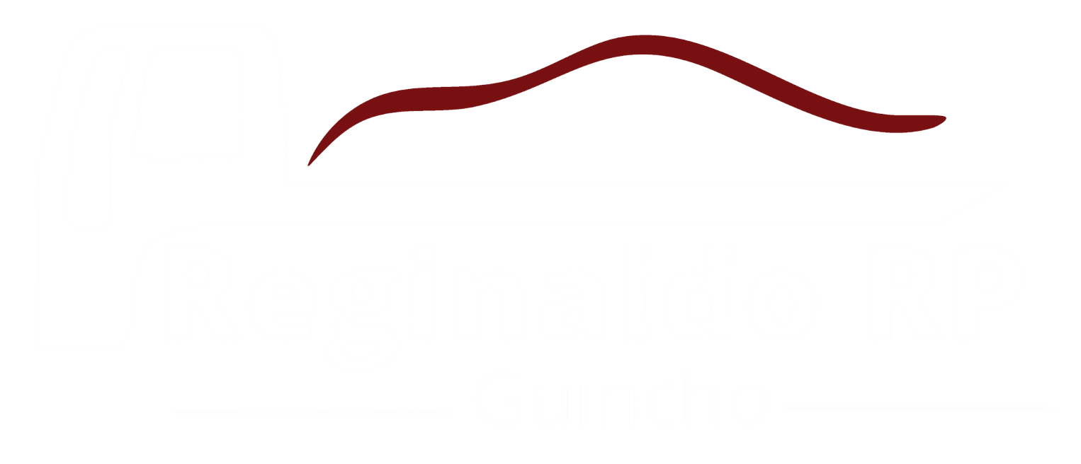 Logotipo da Reginaldo RP Guincho com ícone de carro em vermelho
